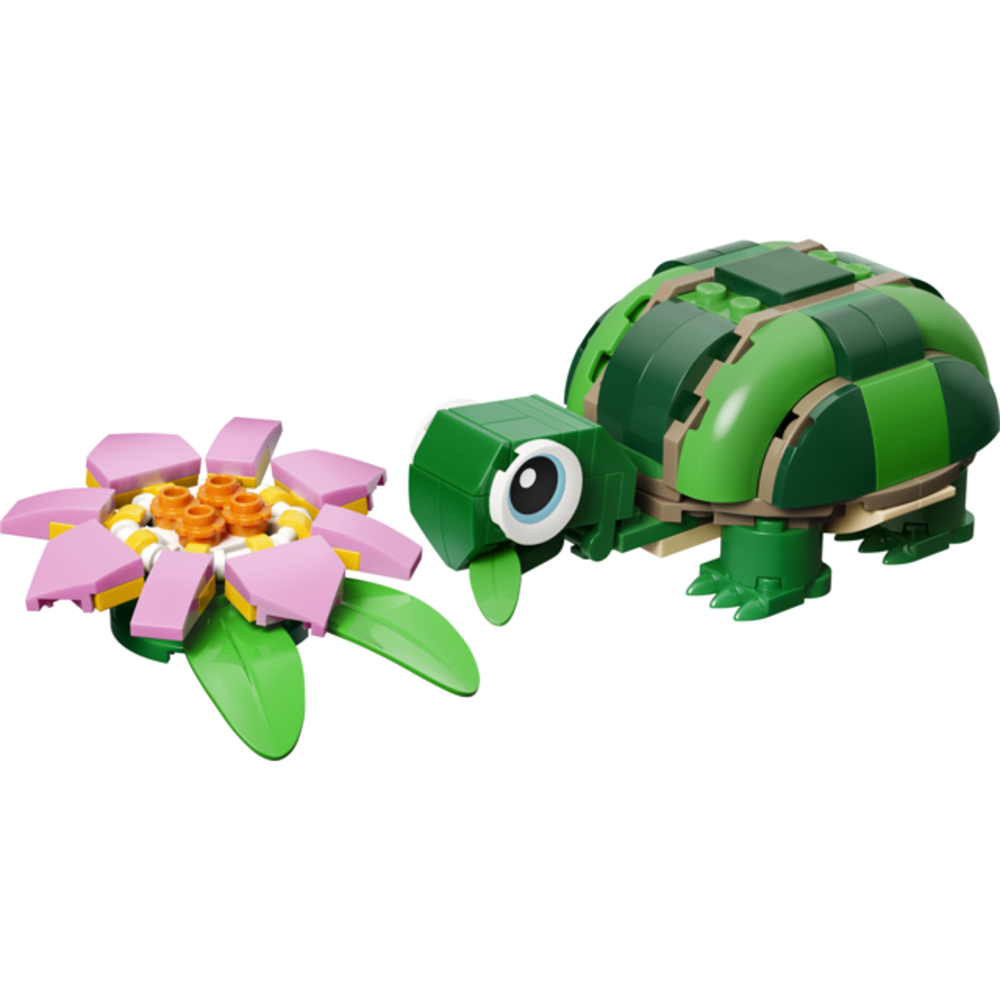 Lego Turtle with Water Lily